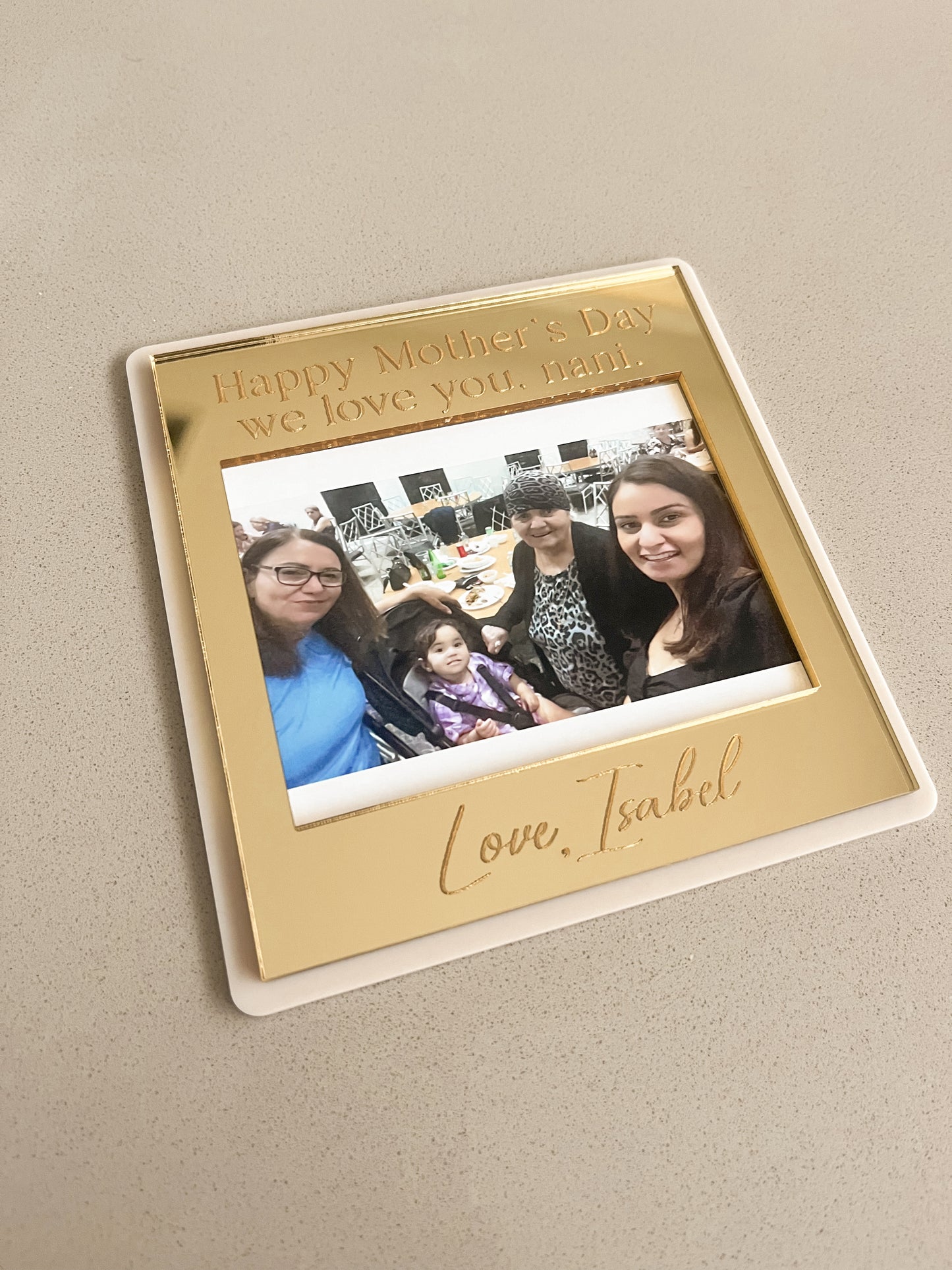 Acrylic Frame Mother’s Day Plaque