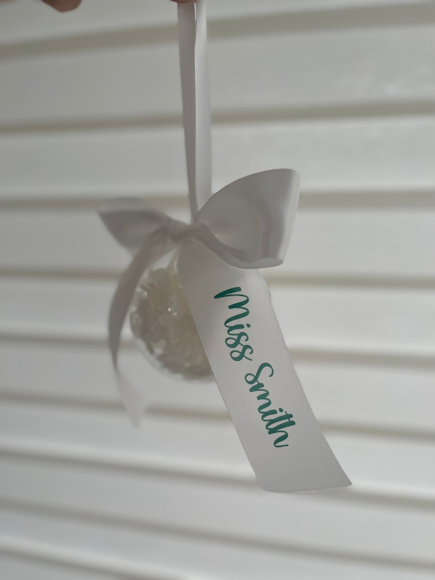 Personalised Floral Bauble