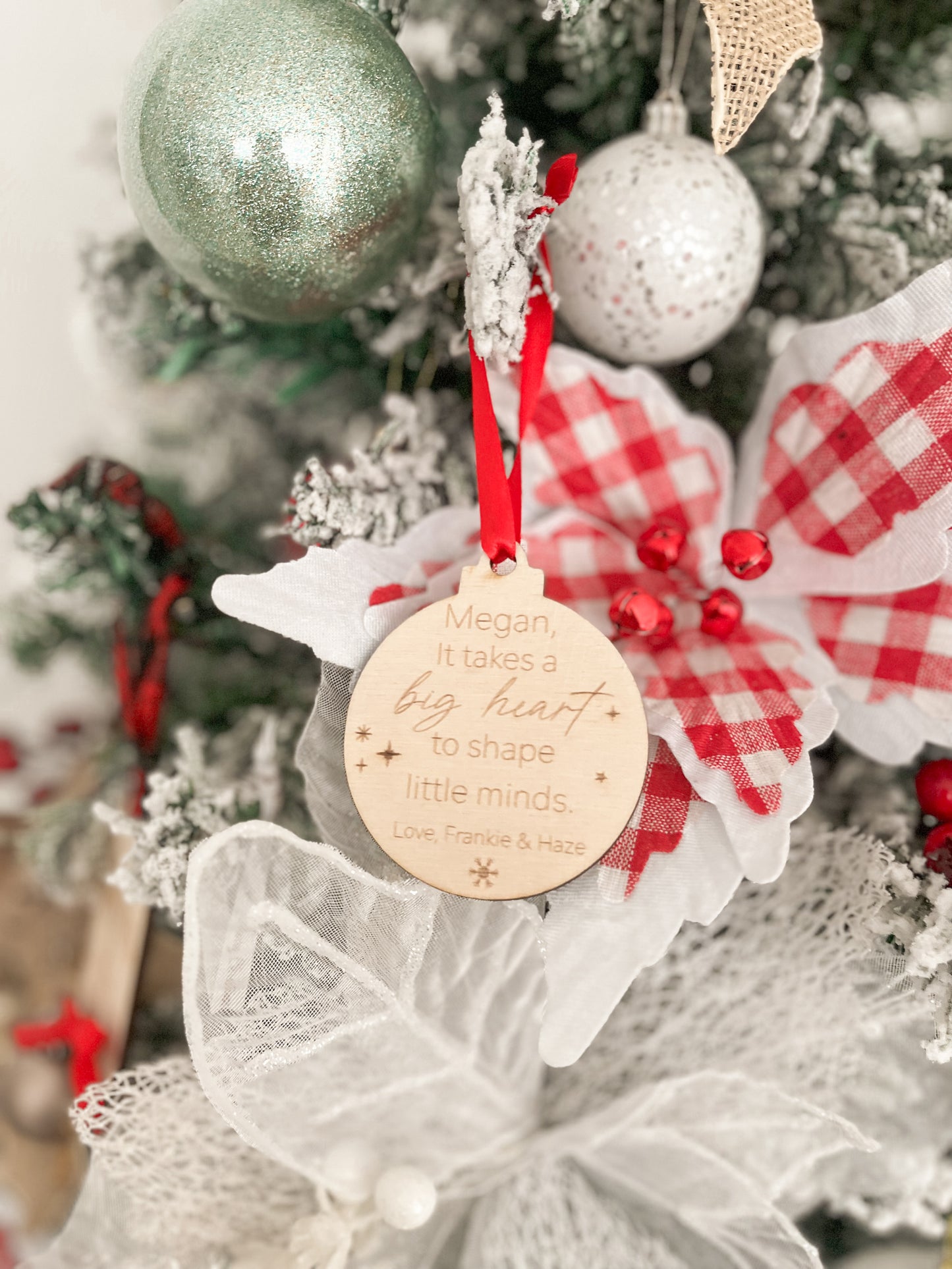 Teacher Quote Ornament