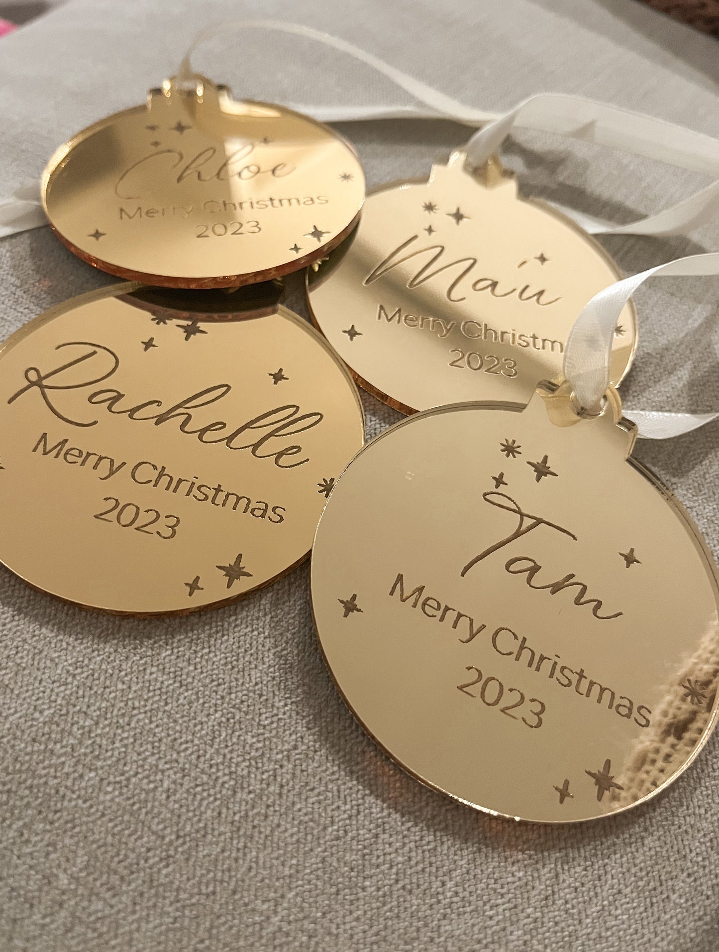 Personalised Merry Christmas Ornament