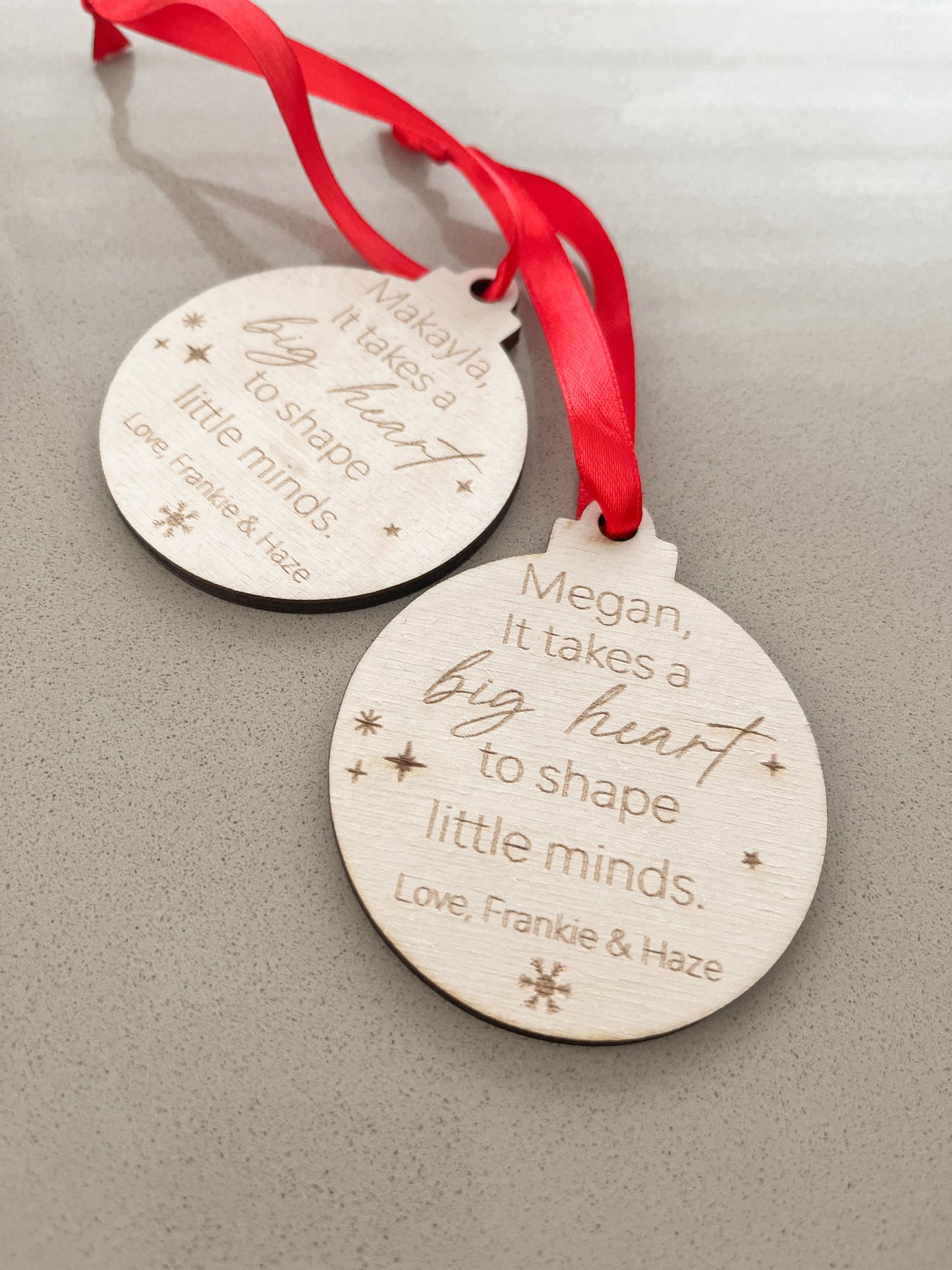 Teacher Quote Ornament