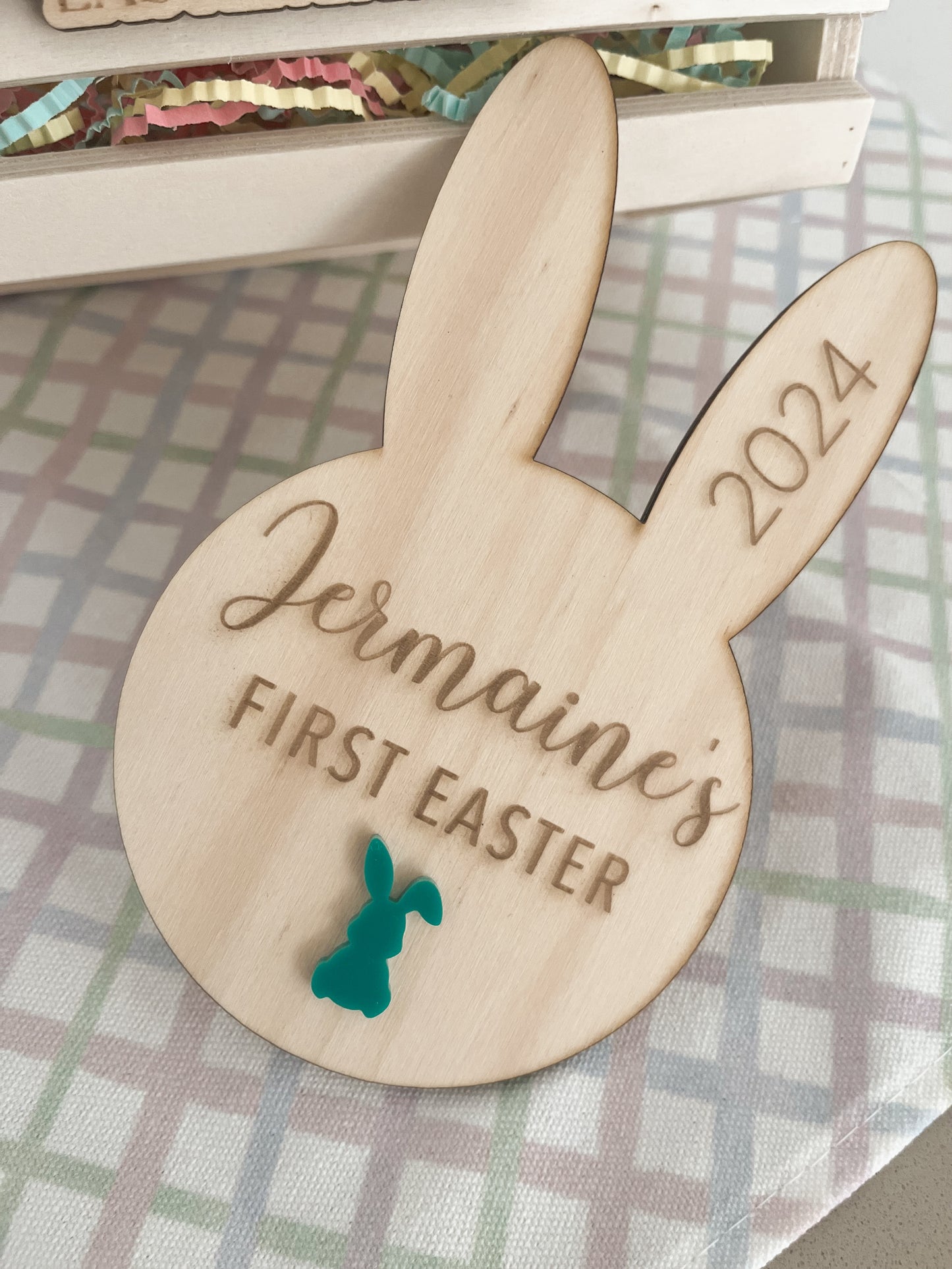 My First Easter Bunny Plaque