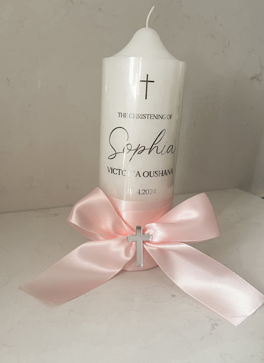 Personalised Foil Candle