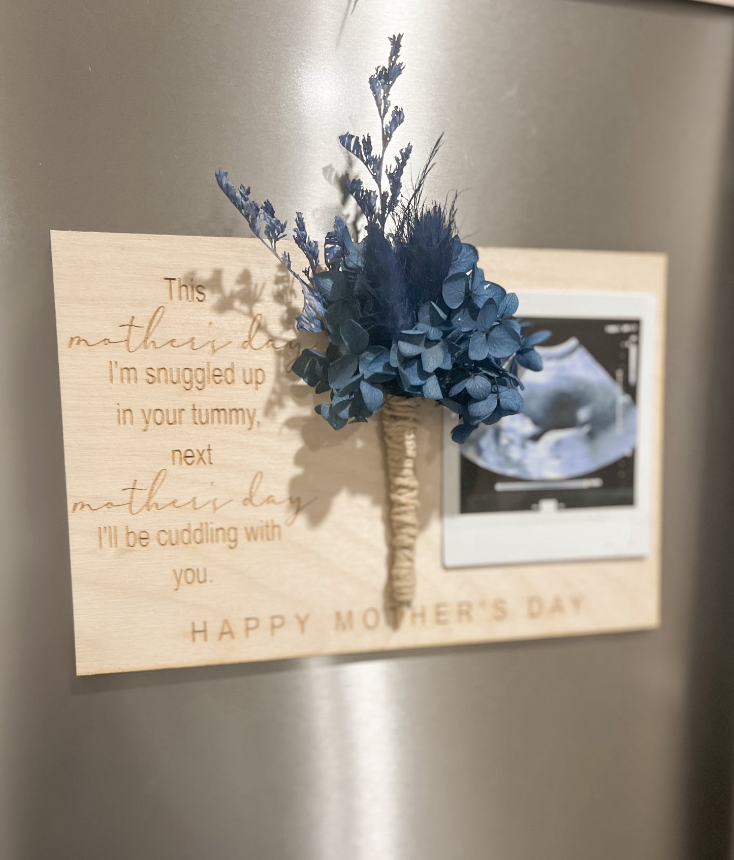 Mother to be Ultrasound Polaroid Plaque