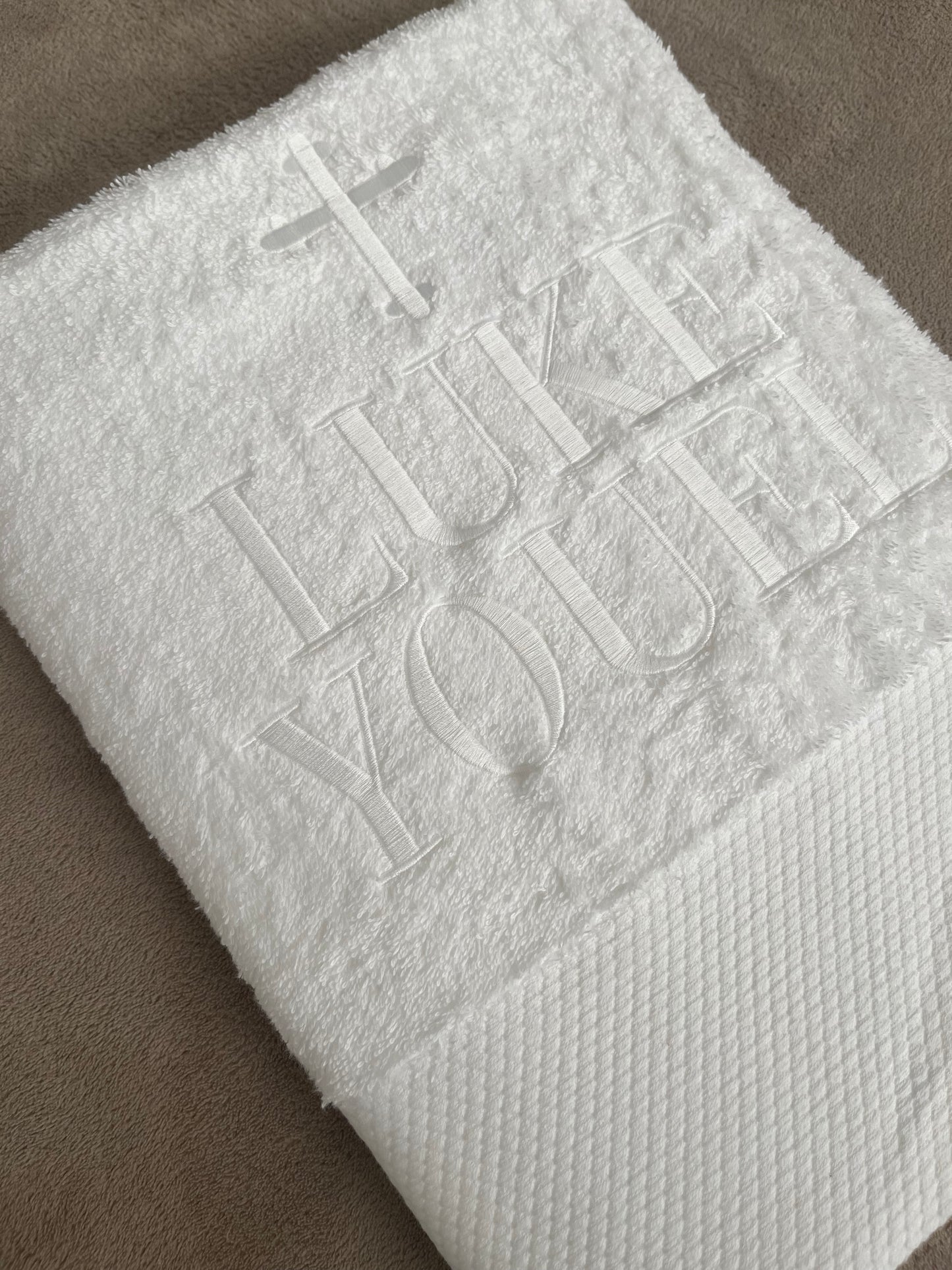 Standard Bath Towel - Embroidered