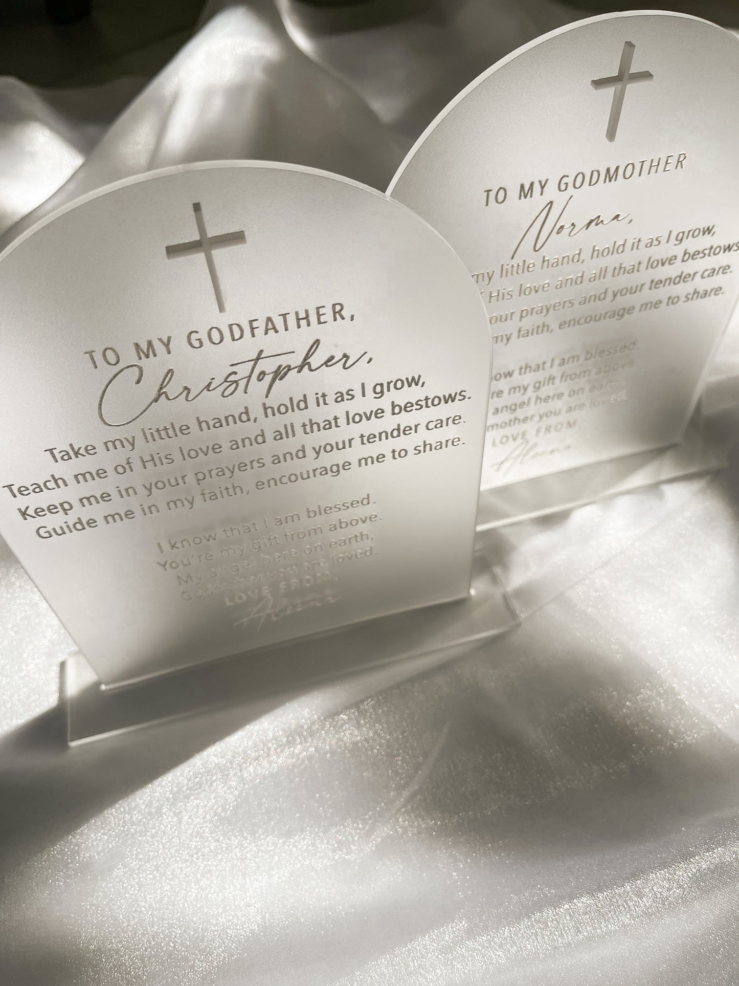 Godparent Proposal Plaque