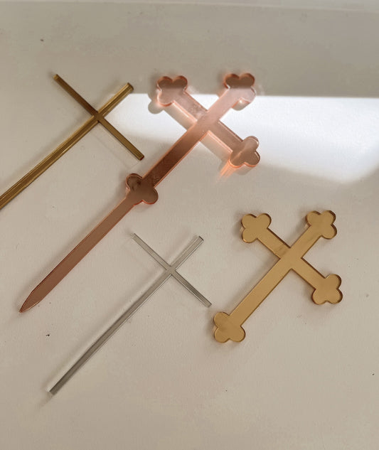 Cross Cake Toppers/Froppers