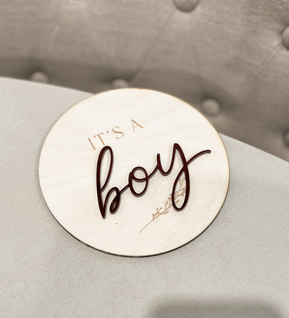 It’s a Boy/Girl Plaque